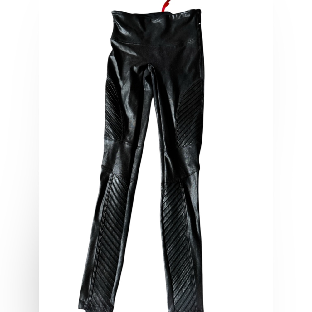 SPANX Shiny Black Leggings